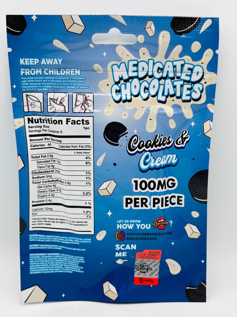 #Devour688 - Medicated Chocolates (600 MG) - Image 2
