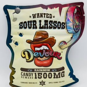 #Devour1559 - Sour Lassos (1500 MG) Rainbow