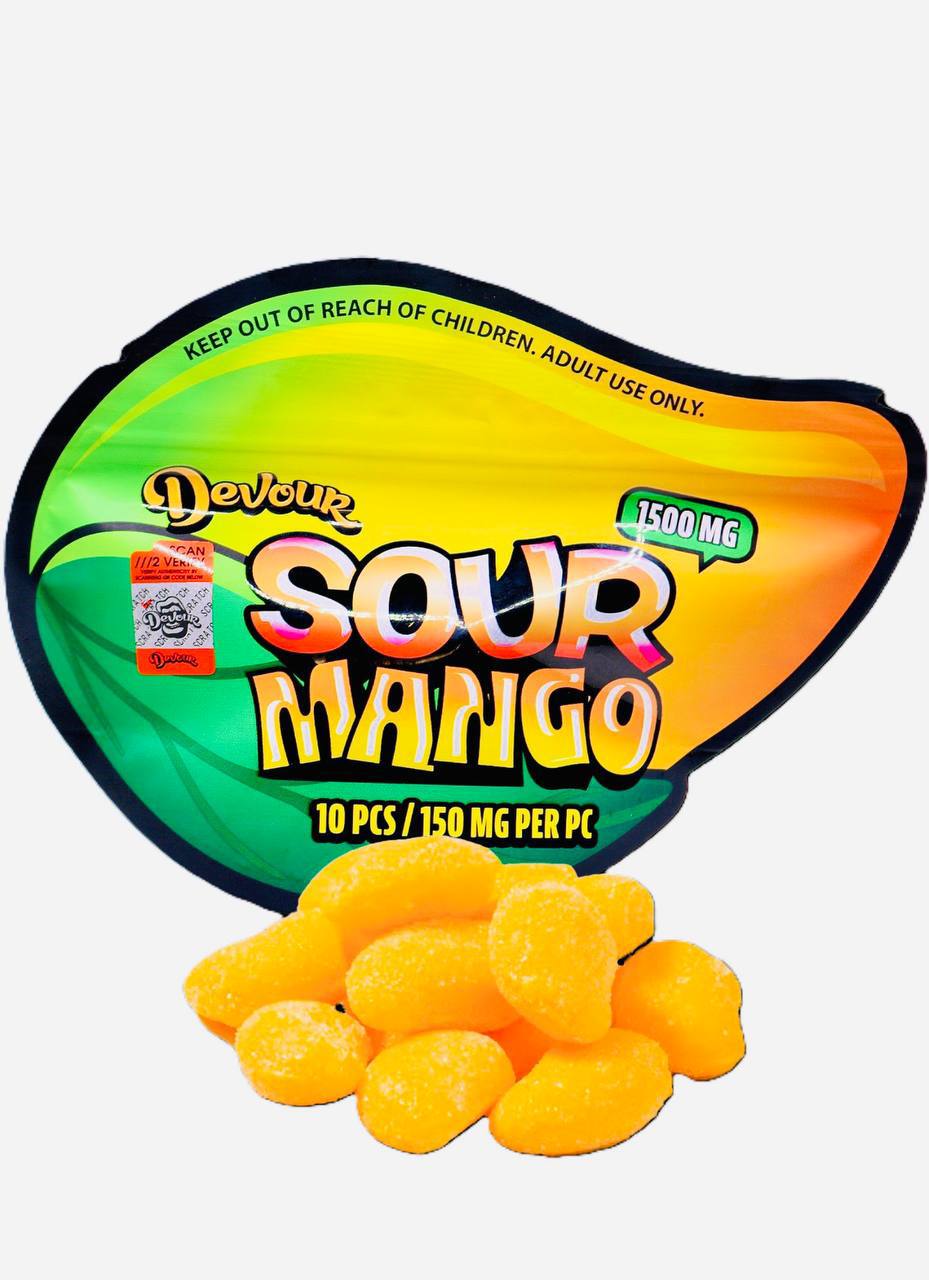 #Devour1507 : Sour & Ring (1500 MG) Sour Mango