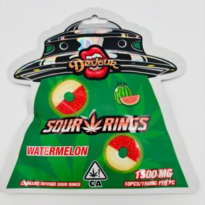 #Devour1513 :Sour & Ring (1500 MG) Watermelon