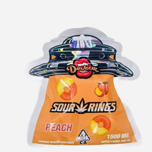 #Devour1515: Sour & Ring (1500 MG) Peach