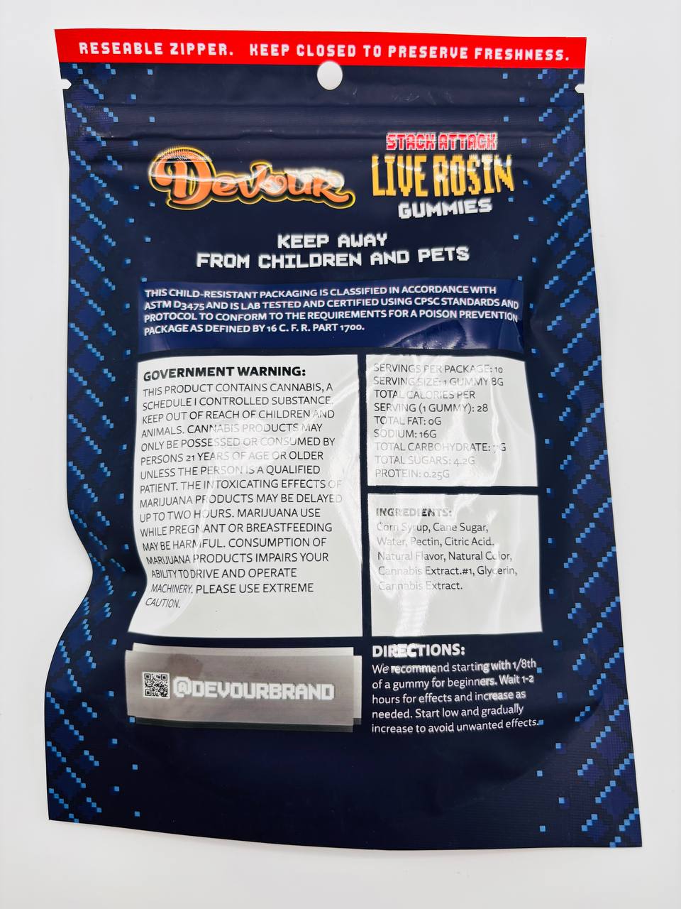 #Devour3011 Stacks Attack (3000 MG) Strawberry & blueberry - Image 2
