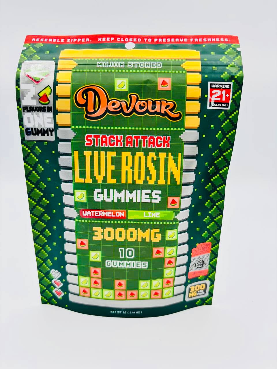 #Devour3022 Stack Attack (3000 MG) Water melon & lime