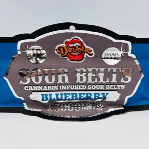 #Devour3044 -Sour Belts (3000 MG) Blueberry