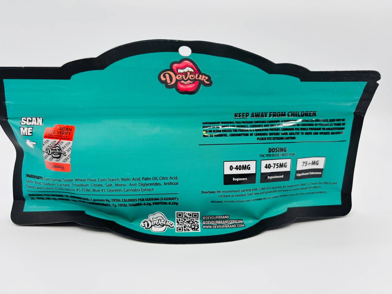 #Devour3055 -Sour Belts (3000 MG) Watermelon - Image 2