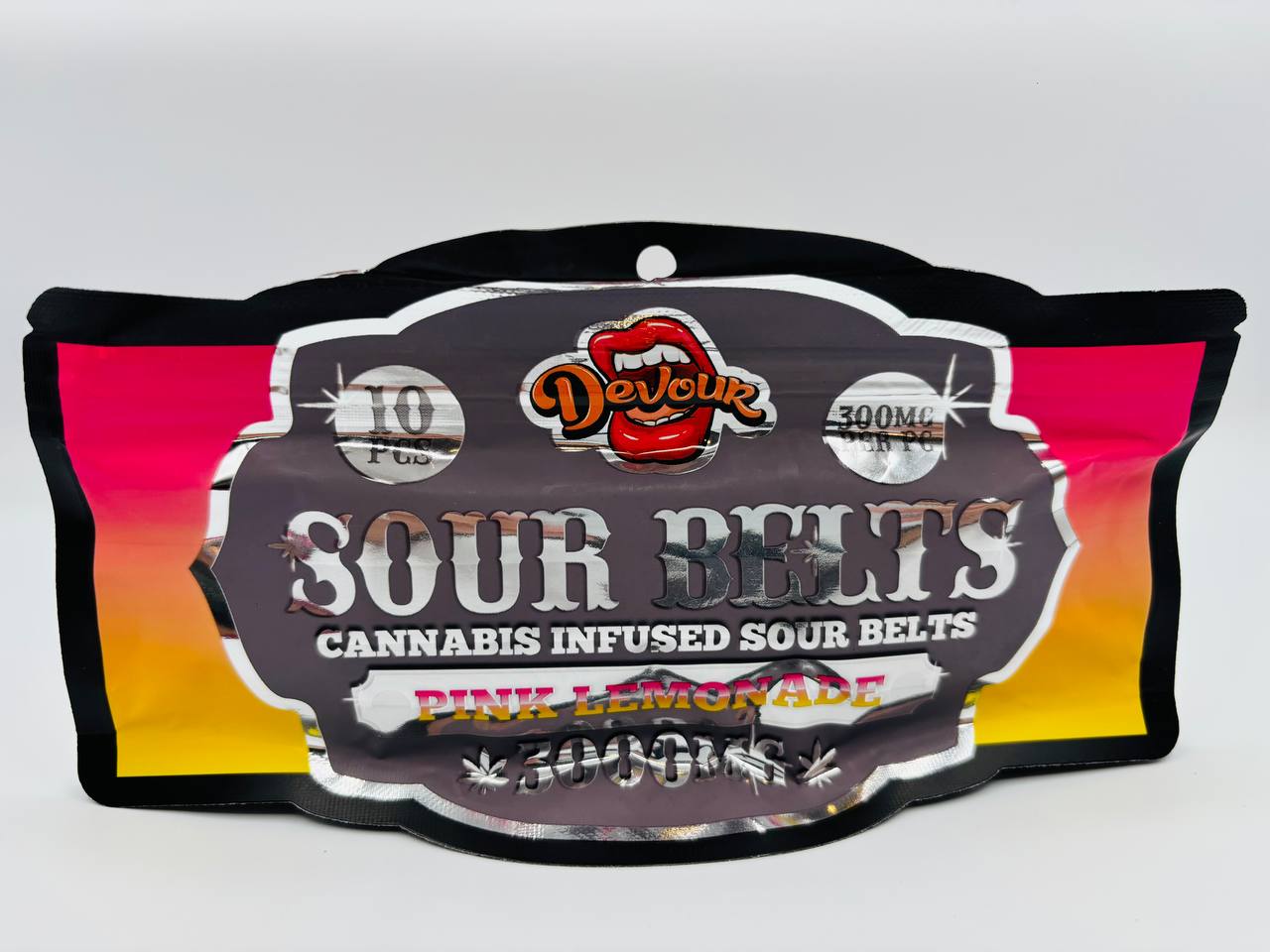 #Devour3066 -Sour Belts (3000 MG) Pink Lemonade
