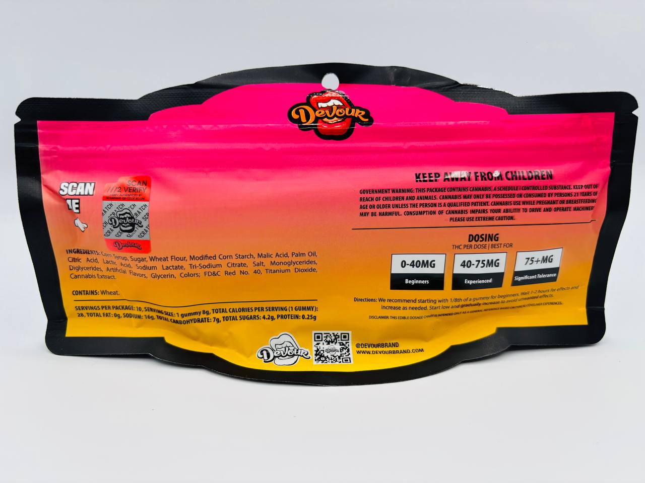 #Devour3066 -Sour Belts (3000 MG) Pink Lemonade - Image 2