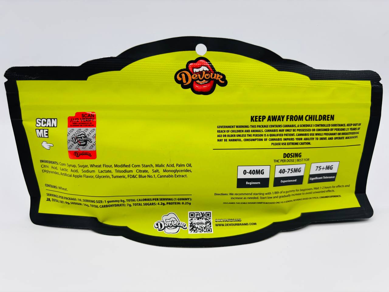 #Devour3000 - Sour Belts (3000 MG) Green apple - Image 2