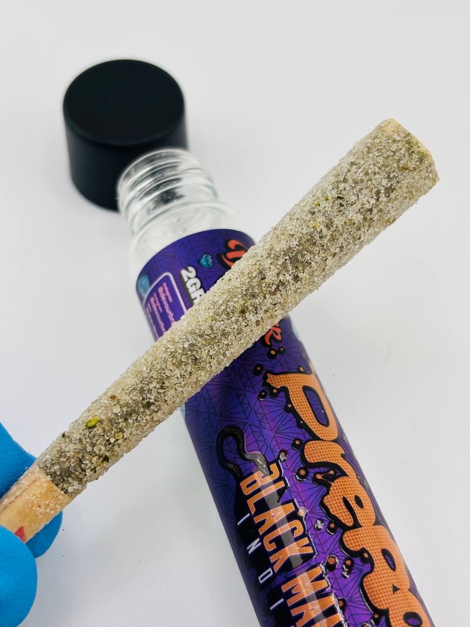 #Pre23- Diamond Coated •Premium Flower Indica:Black Mamba
